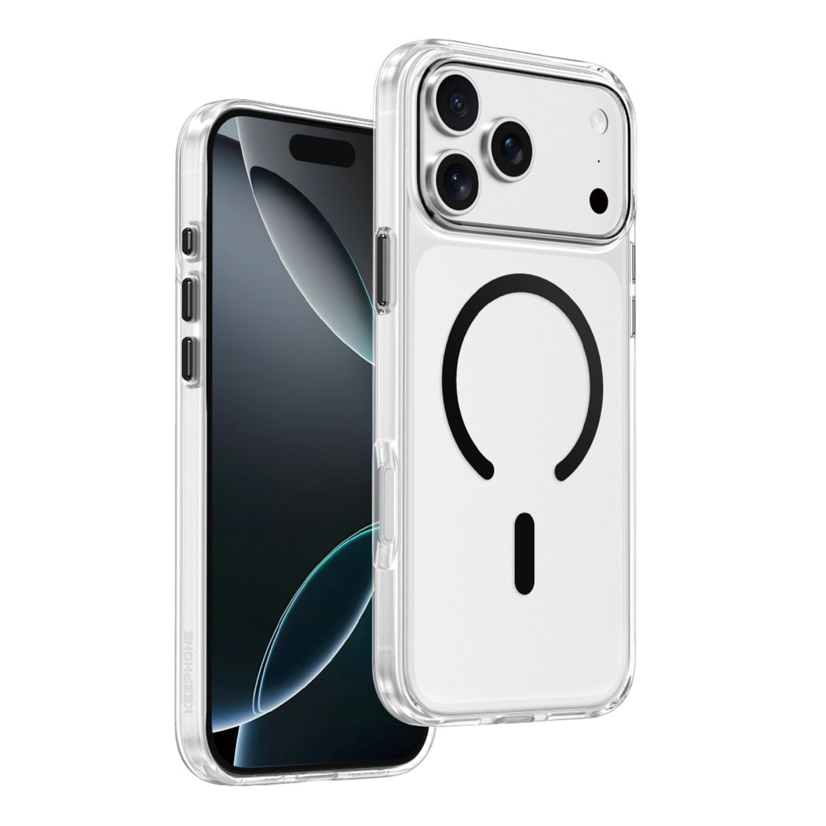 Keephone Apple iPhone 17 Pro Max Aurora Şeffaf Magsafe Kılıf